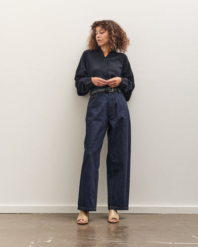 Cordera Denim Straight Pants, Indigo
