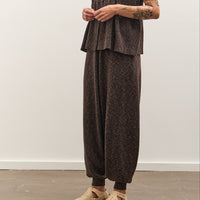Cordera Flecked Cotton Pants, Brown
