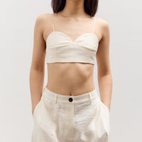 Cordera Heart-Shaped Bralette, Marfil