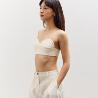 Cordera Heart-Shaped Bralette, Marfil