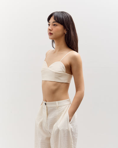 Cordera Heart-Shaped Bralette, Marfil