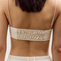 Cordera Heart-Shaped Bralette, Marfil