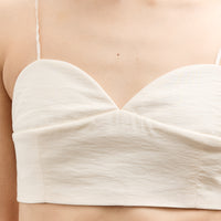 Cordera Heart-Shaped Bralette, Marfil