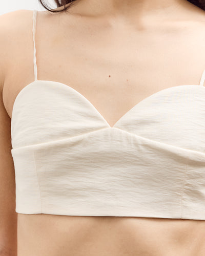 Cordera Heart-Shaped Bralette, Marfil
