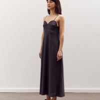 Cordera Heart-Shaped Dress, Espresso