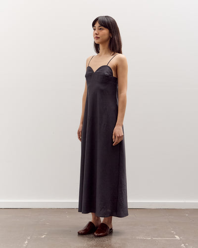 Cordera Heart-Shaped Dress, Espresso