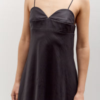 Cordera Heart-Shaped Dress, Espresso