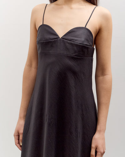 Cordera Heart-Shaped Dress, Espresso