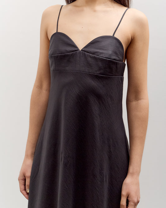 Cordera Heart-Shaped Dress, Espresso
