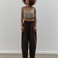 Cordera Heather Cotton Waistcoat, Taupe