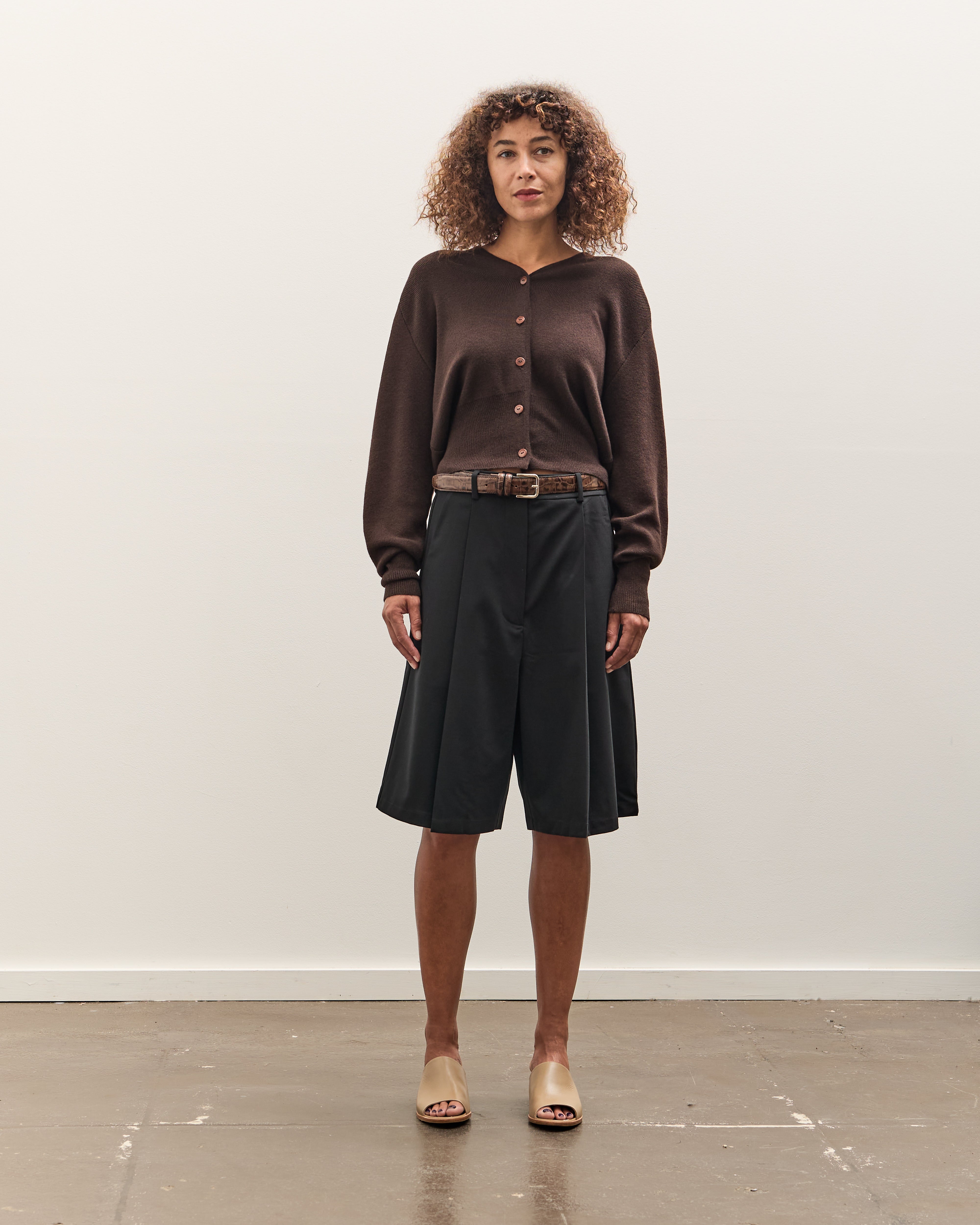 Cordera Merino & Cashmere Cardigan, Brown – Glasswing
