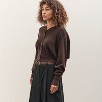 Cordera Merino & Cashmere Cardigan, Brown