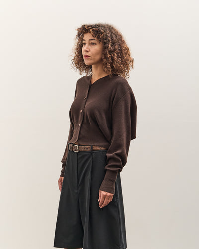 Cordera Merino & Cashmere Cardigan, Brown