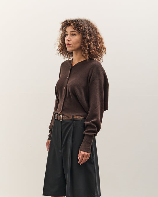 Cordera Merino & Cashmere Cardigan, Brown