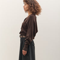 Cordera Merino & Cashmere Cardigan, Brown