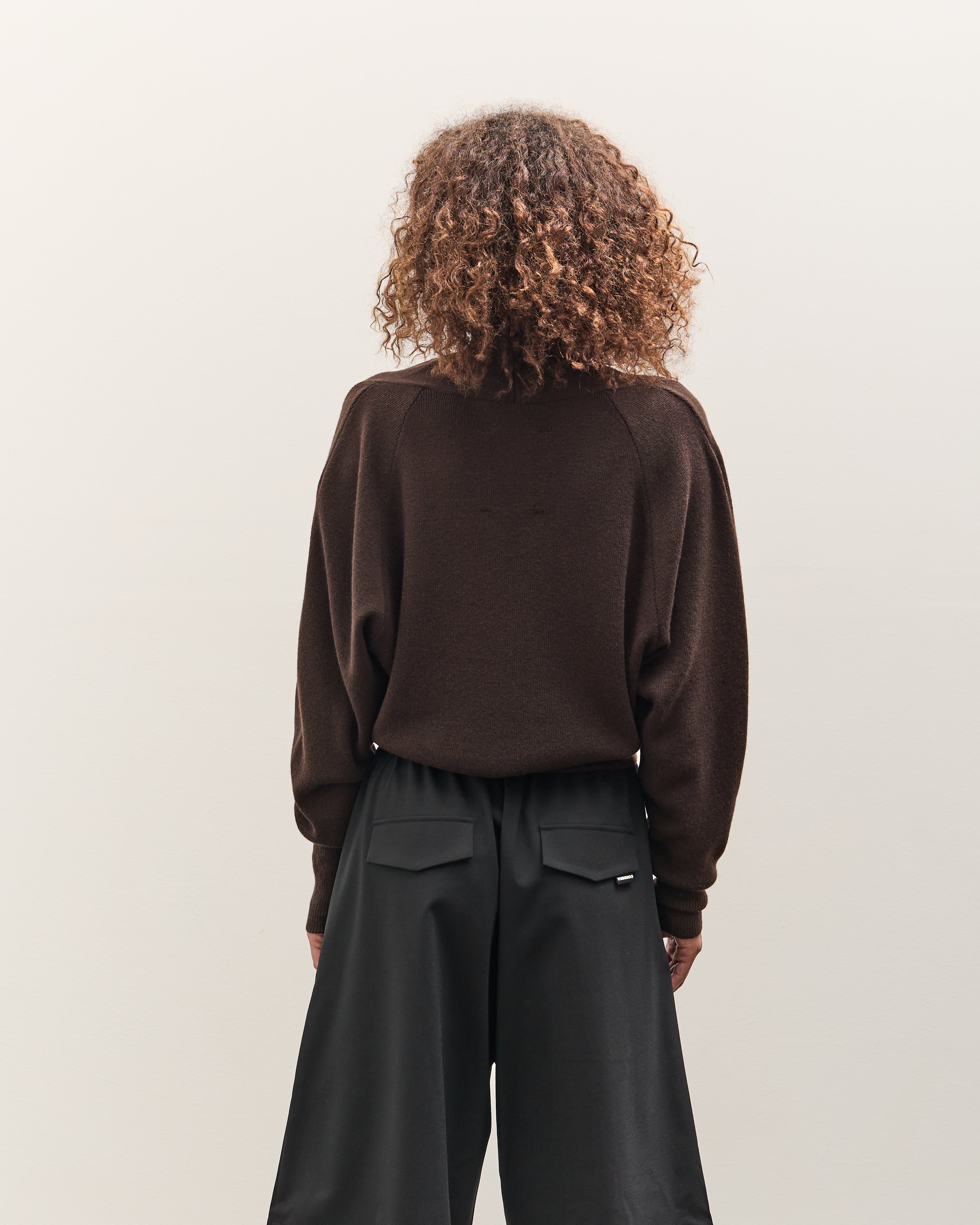 Cordera Merino & Cashmere Cardigan, Brown – Glasswing