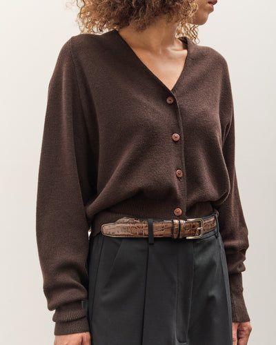 Cordera Merino & Cashmere Cardigan, Brown