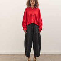 Cordera Merino Wool Cardigan, Red