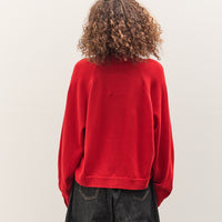 Cordera Merino Wool Cardigan, Red