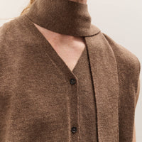 Cordera Merino Wool Lace Waistcoat, Taupe