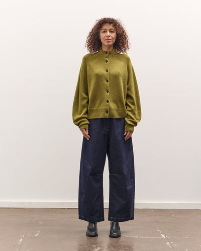 Cordera Merino Wool Perkins Cardigan, Woodbine