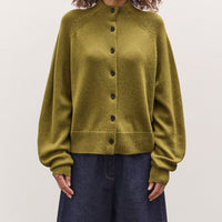 Cordera Merino Wool Perkins Cardigan, Woodbine