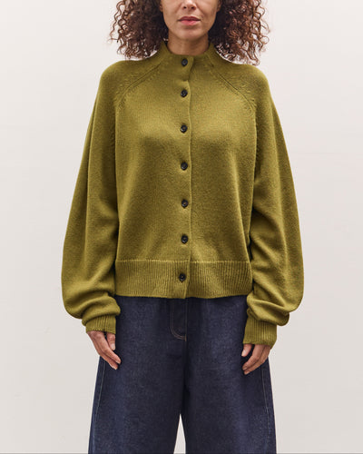 Cordera Merino Wool Perkins Cardigan, Woodbine