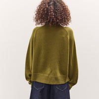 Cordera Merino Wool Perkins Cardigan, Woodbine