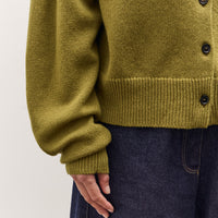 Cordera Merino Wool Perkins Cardigan, Woodbine