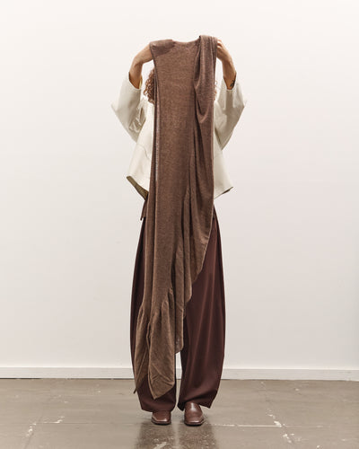 Cordera Merino Wool Shawl, Deep Taupe
