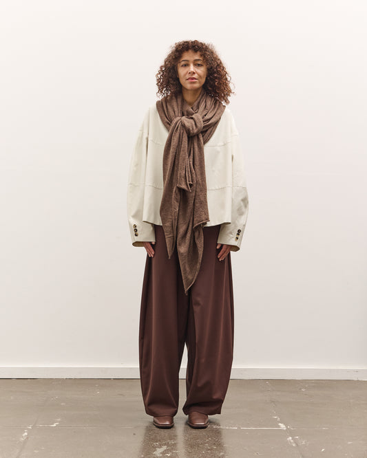 Cordera Merino Wool Shawl, Deep Taupe