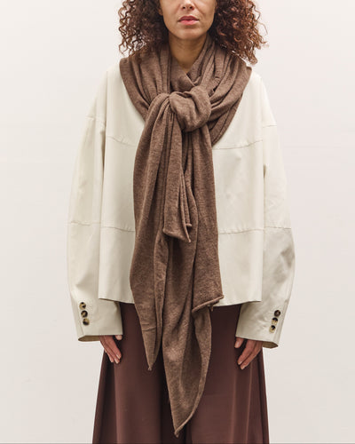 Cordera Merino Wool Shawl, Deep Taupe