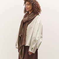 Cordera Merino Wool Shawl, Deep Taupe
