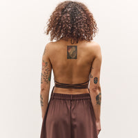 Cordera Merino Wool Tie Top, Brown