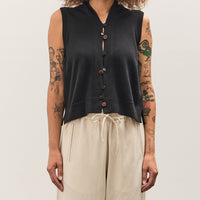 Cordera Merino Wool Waistcoat, Black