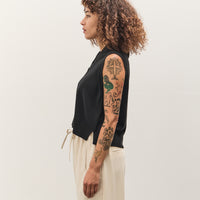 Cordera Merino Wool Waistcoat, Black