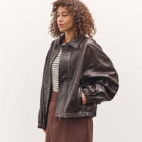 Cordera Nappa Bomber Jacket , Crocodile