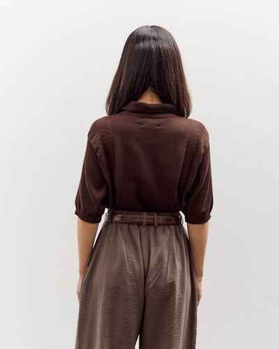 Cordera Organic Cotton Colorblock Polo, Brown