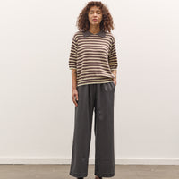 Cordera Organic Cotton Striped Polo, Beige