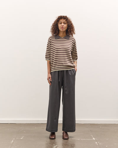 Cordera Organic Cotton Striped Polo, Beige