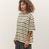Cordera Organic Cotton Striped T-Shirt, Taupe