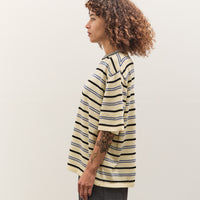 Cordera Organic Cotton Striped T-Shirt, Taupe