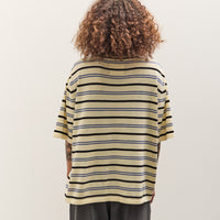 Cordera Organic Cotton Striped T-Shirt, Taupe
