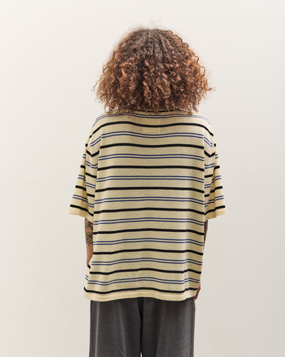 Cordera Organic Cotton Striped T-Shirt, Taupe