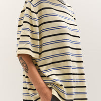 Cordera Organic Cotton Striped T-Shirt, Taupe