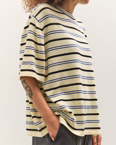 Cordera Organic Cotton Striped T-Shirt, Taupe