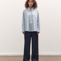 Cordera Oversized Shirt, Baby Blue