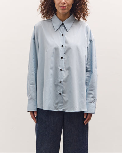Cordera Oversized Shirt, Baby Blue