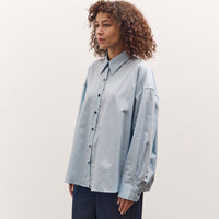 Cordera Oversized Shirt, Baby Blue
