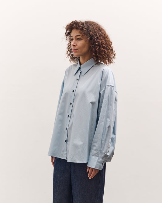 Cordera Oversized Shirt, Baby Blue